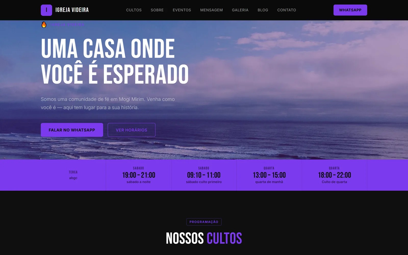Site institucional publico gerado pelo Gestiva